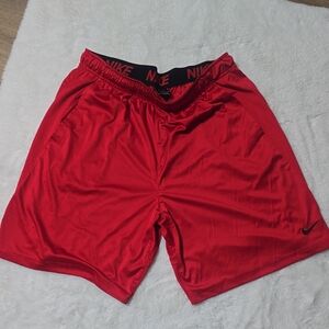 Nike Men's Vibrant Red Sports Shorts